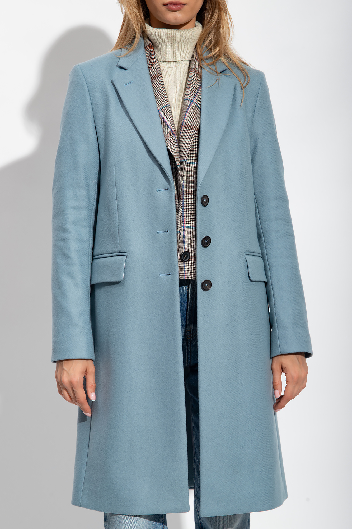 Paul smith blue on sale coat